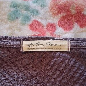 We The Free Textured Purple Long Sleeve